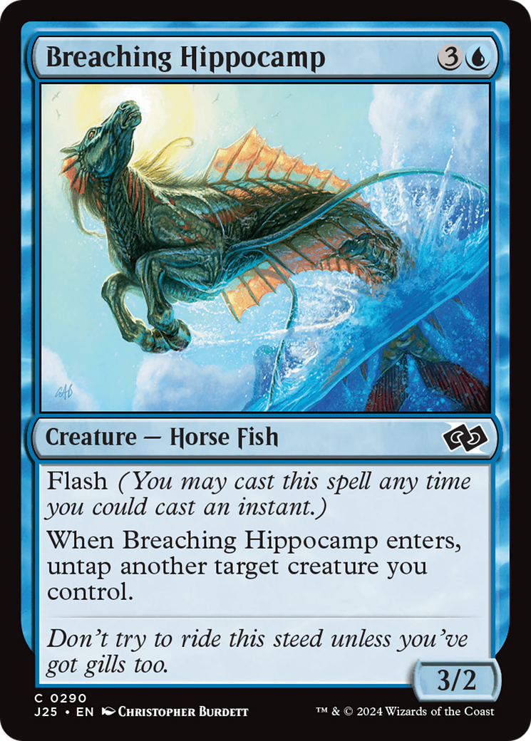 Hipocampo Saltador / Breaching Hippocamp - Magic: The Gathering - MoxLand