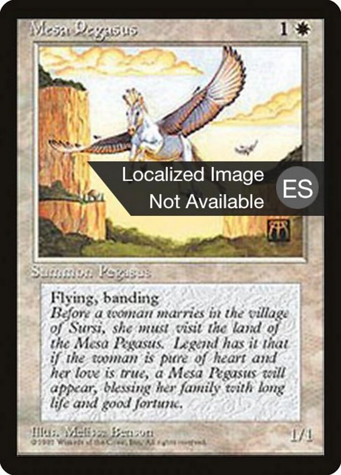 Pégasso de Meseta / Mesa Pegasus - Magic: The Gathering - MoxLand