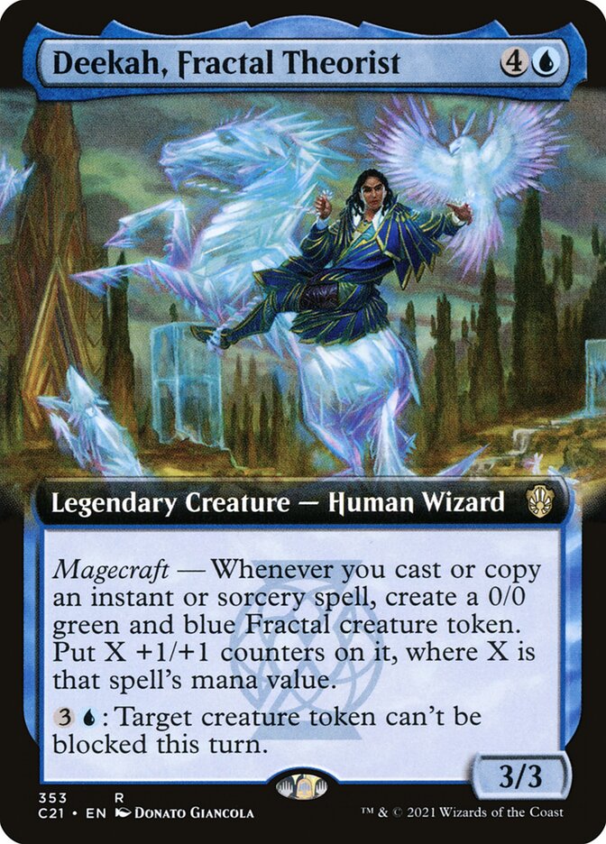 Deekah, Teórica dos Fractais / Deekah, Fractal Theorist - Magic: The Gathering - MoxLand