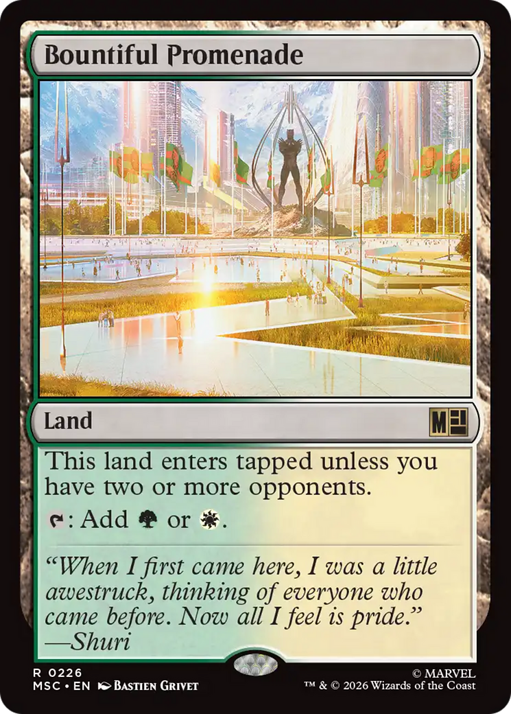 Alameda da Abundância / Bountiful Promenade - Magic: The Gathering - MoxLand
