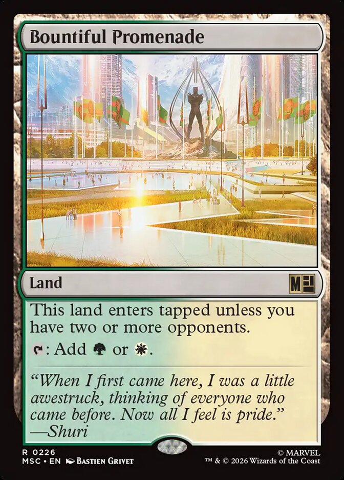 Alameda da Abundância / Bountiful Promenade - Magic: The Gathering - MoxLand