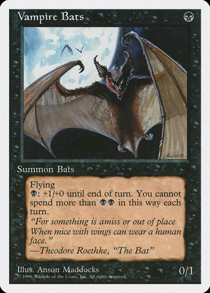 Morcegos Vampiros / Vampire Bats - Magic: The Gathering - MoxLand