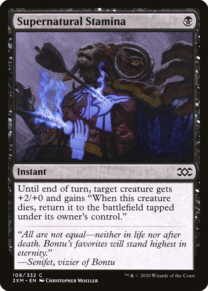 Resistência Sobrenatural / Supernatural Stamina - Magic: The Gathering - MoxLand