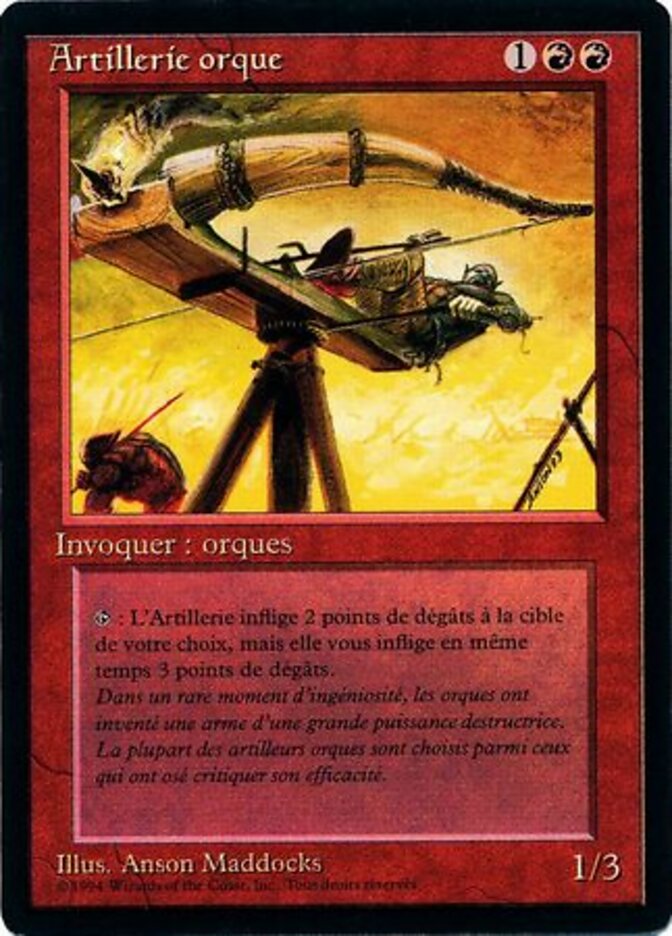 Artilharia Órquica / Orcish Artillery - Magic: The Gathering - MoxLand
