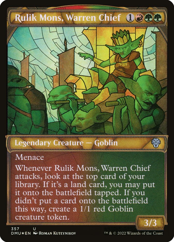 Rulik Mons, Chefona do Viveiro / Rulik Mons, Warren Chief - Magic: The Gathering - MoxLand