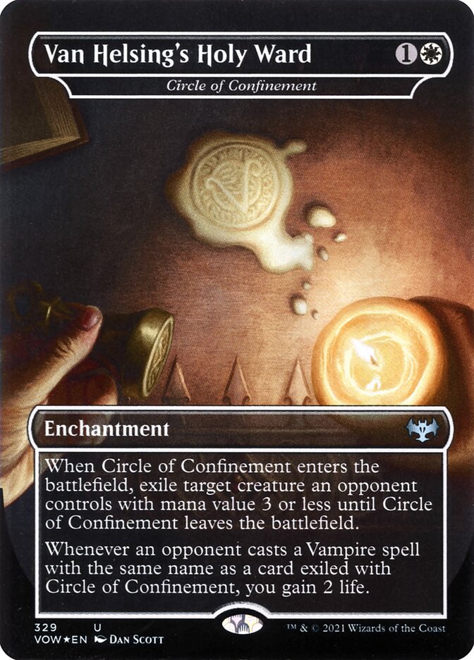 Proteção Sagrada de Van Helsing / Van Helsing's Holy Ward - Magic: The Gathering - MoxLand