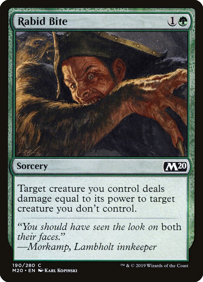 Mordida Rábica / Rabid Bite - Magic: The Gathering - MoxLand