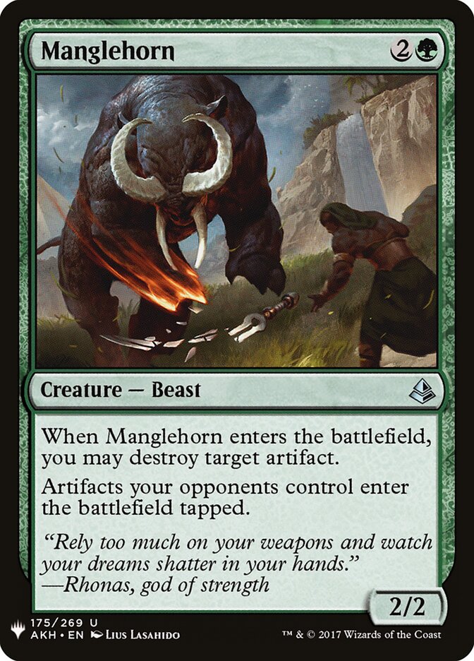 Mutilador-de-chifre / Manglehorn - Magic: The Gathering - MoxLand