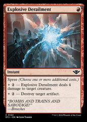Descarrilamento Explosivo / Explosive Derailment - Magic: The Gathering - MoxLand
