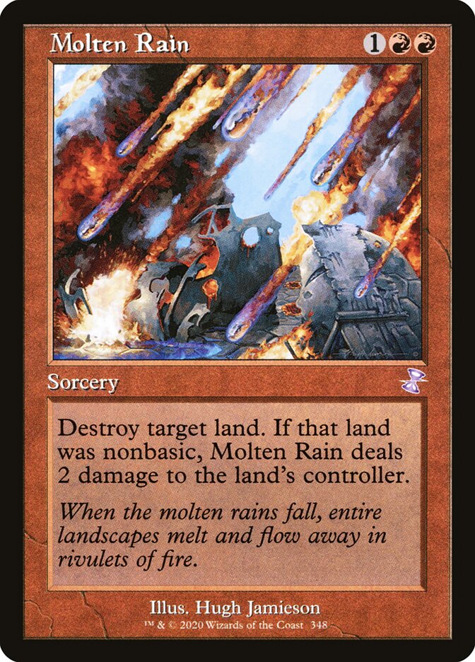 Chuva Fundente / Molten Rain - Magic: The Gathering - MoxLand