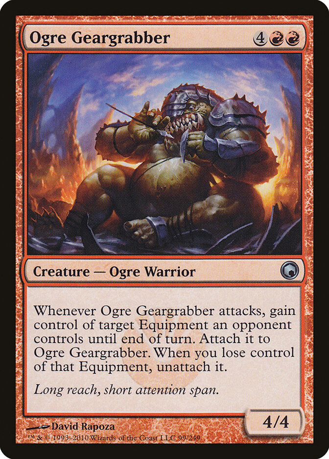 Ogre Coletor de Equipamentos / Ogre Geargrabber - Magic: The Gathering - MoxLand