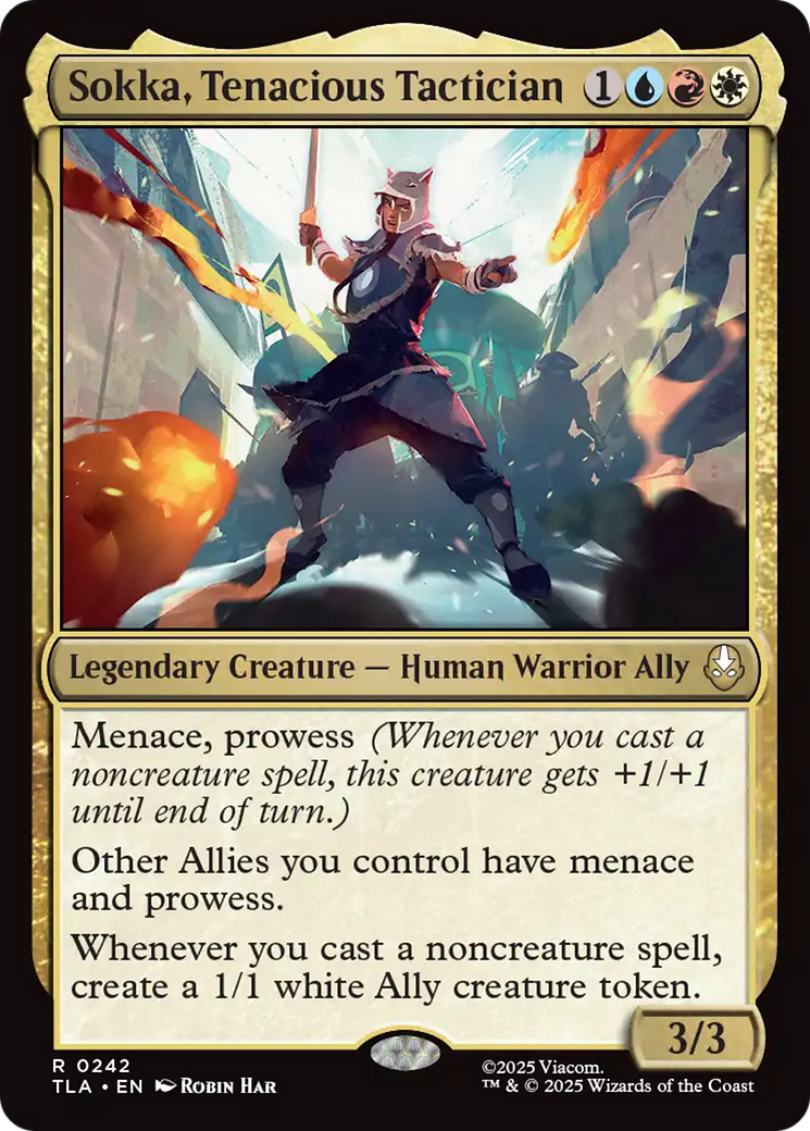 Sokka, Táctico Obstinado / Sokka, Tenacious Tactician - Magic: The Gathering - MoxLand
