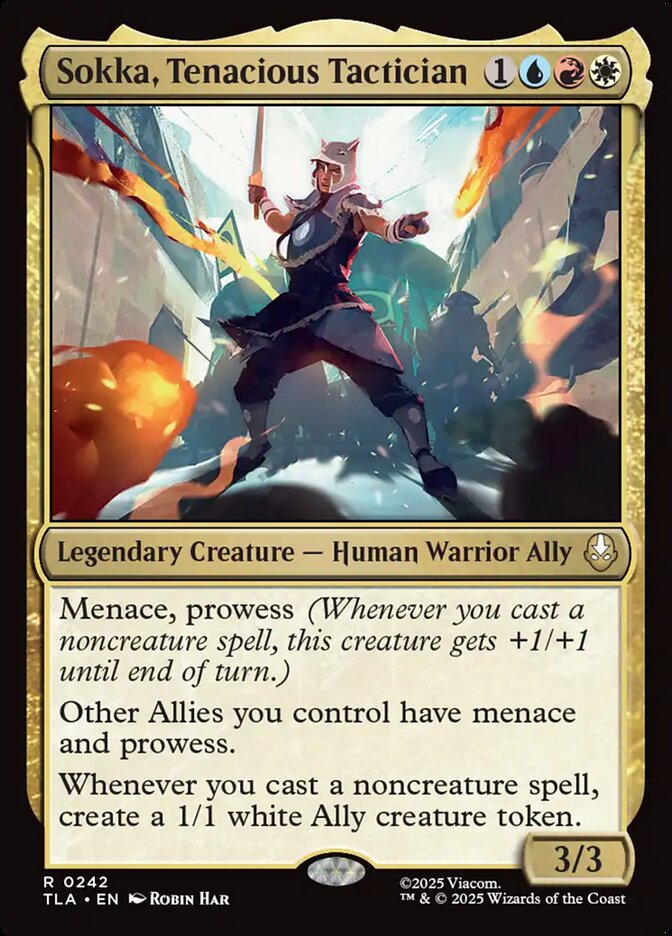 Sokka, Táctico Obstinado / Sokka, Tenacious Tactician - Magic: The Gathering - MoxLand