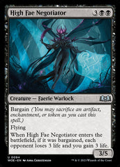 Negociador das Altas Fadinas / High Fae Negotiator - Magic: The Gathering - MoxLand