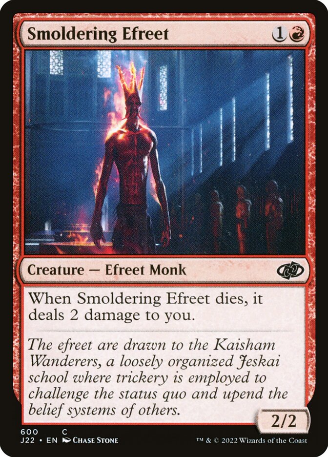Efrite Ardente / Smoldering Efreet - Magic: The Gathering - MoxLand