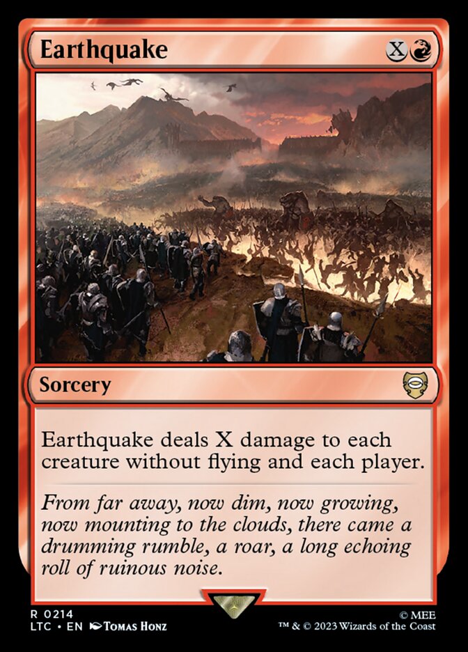 Terremoto / Earthquake - Magic: The Gathering - MoxLand
