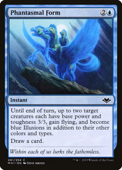 Forma Fantasmagórica / Phantasmal Form - Magic: The Gathering - MoxLand