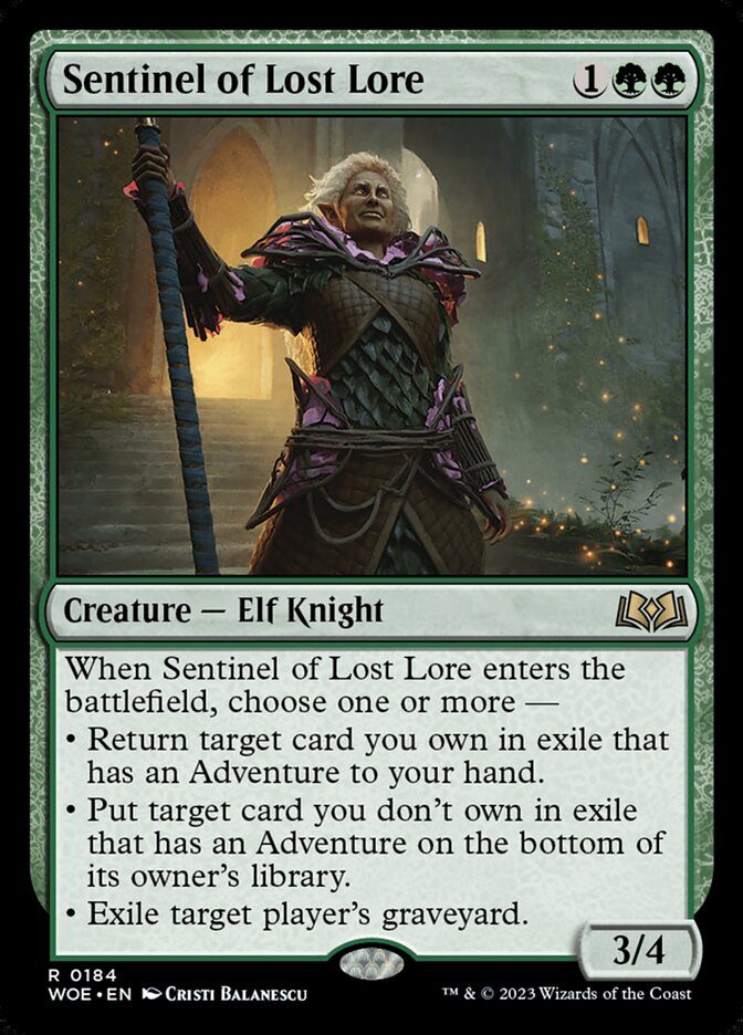Sentinela do Saber Perdido / Sentinel of Lost Lore - Magic: The Gathering - MoxLand
