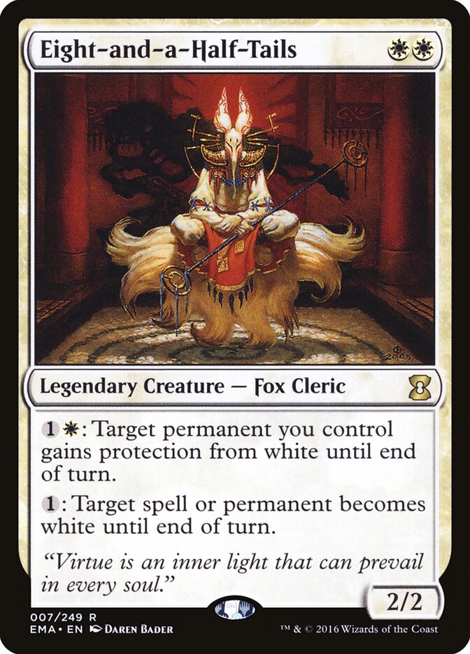 Oito-Caudas-e-Meia / Eight-and-a-Half-Tails - Magic: The Gathering - MoxLand