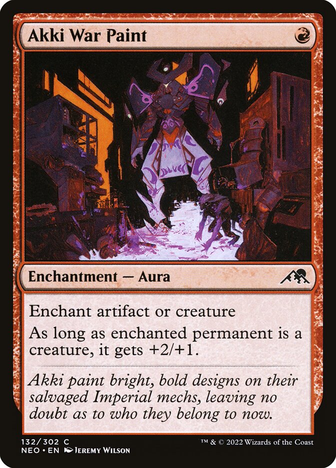 Pintura de Guerra Akki / Akki War Paint - Magic: The Gathering - MoxLand