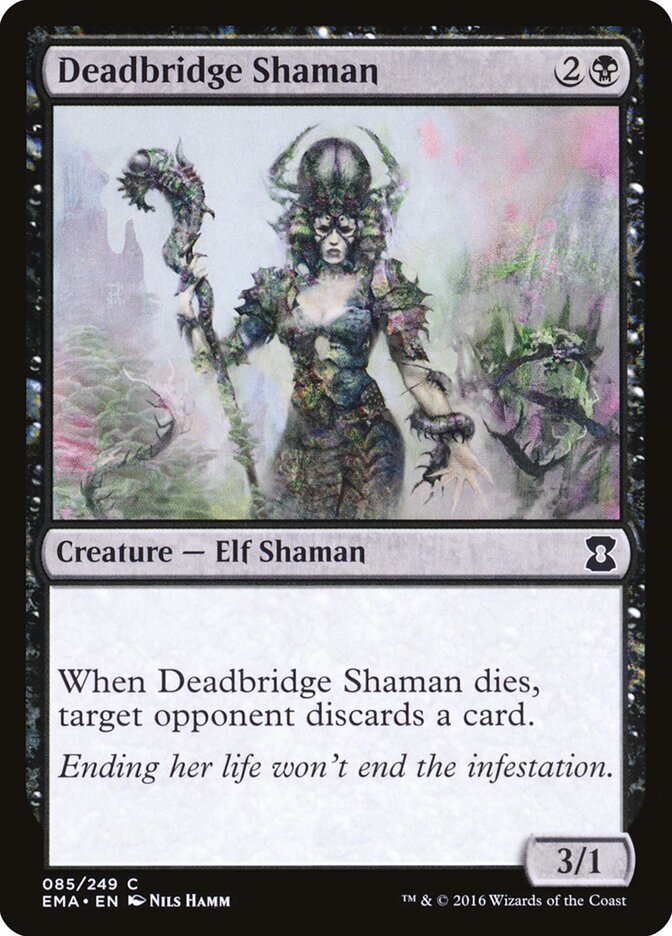 Xamã da Ponte Mortífera / Deadbridge Shaman - Magic: The Gathering - MoxLand