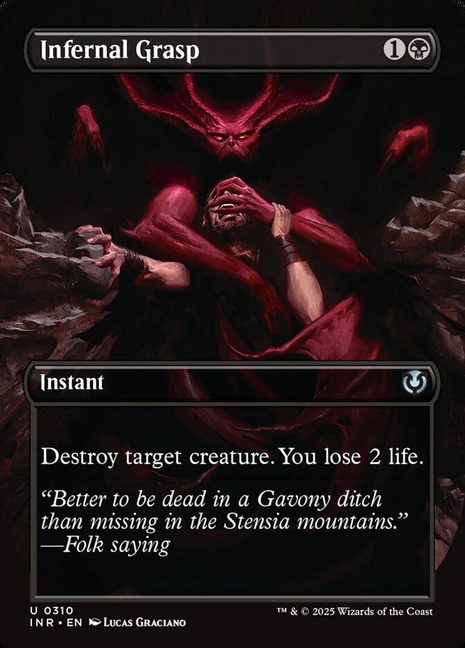 Garras Infernais / Infernal Grasp - Magic: The Gathering - MoxLand