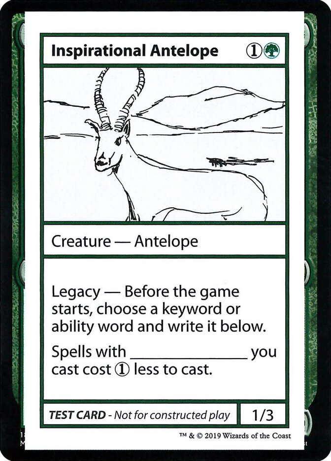 Inspirational Antelope - Magic: The Gathering - MoxLand