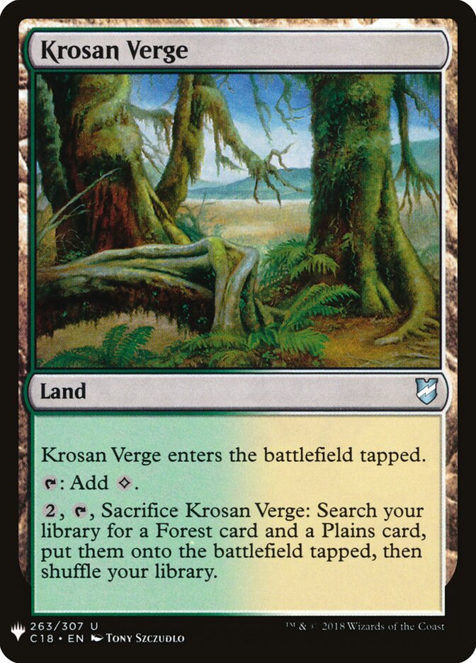 Orla Krosana / Krosan Verge - Magic: The Gathering - MoxLand