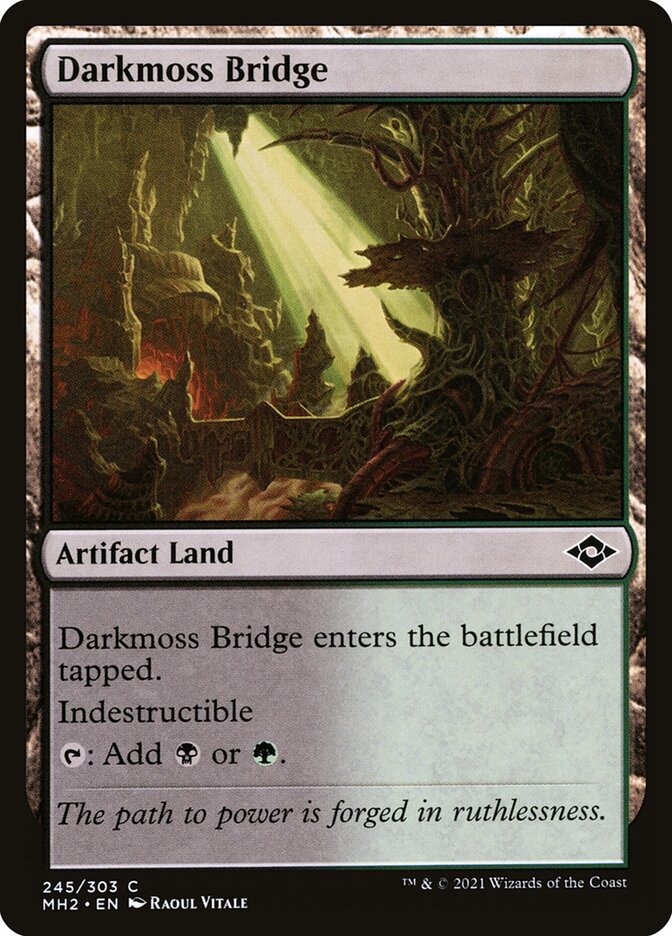 Ponte de Musgosombrio / Darkmoss Bridge - Magic: The Gathering - MoxLand