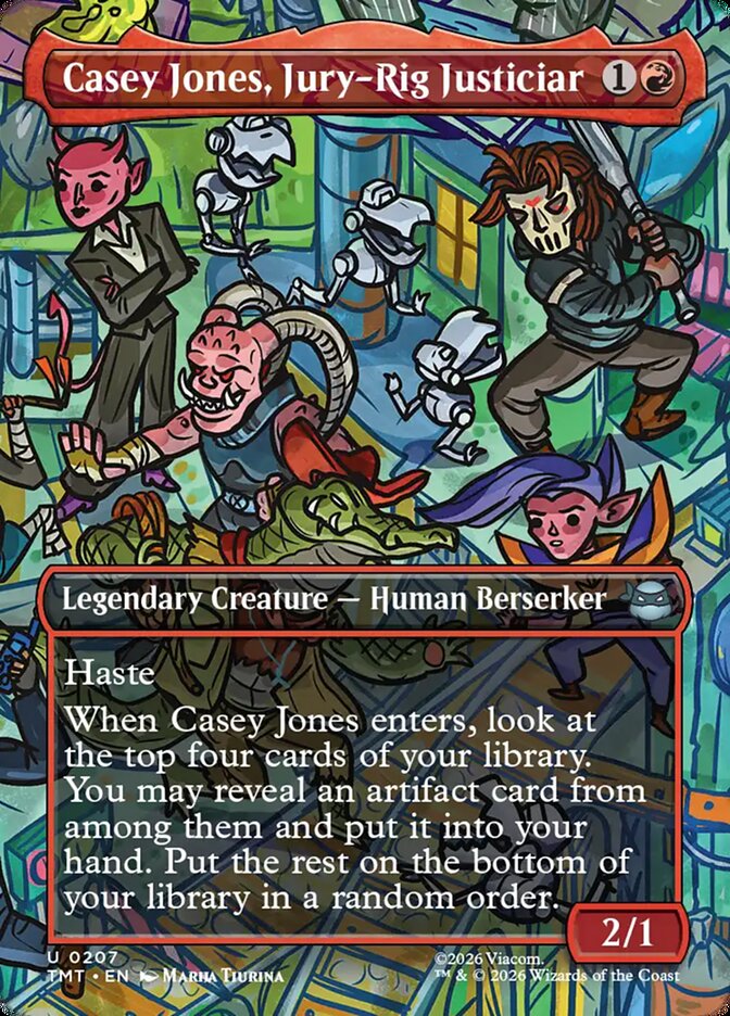 Casey Jones, Jury-Rig Justiciar - Magic: The Gathering - MoxLand