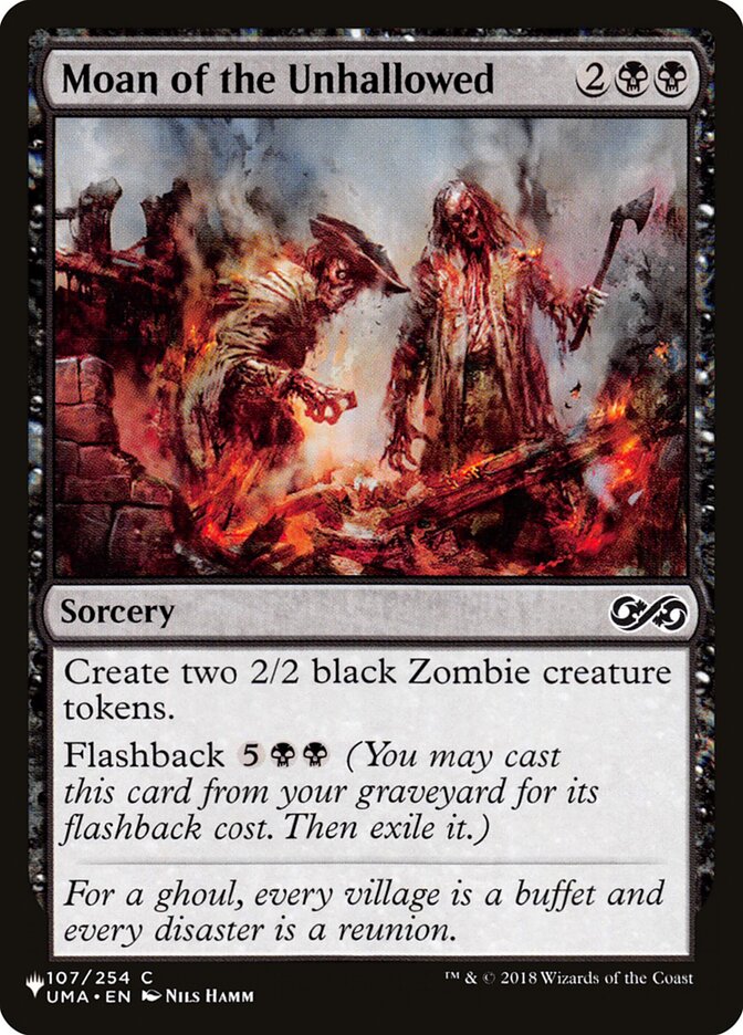 Lamento dos Malditos / Moan of the Unhallowed - Magic: The Gathering - MoxLand
