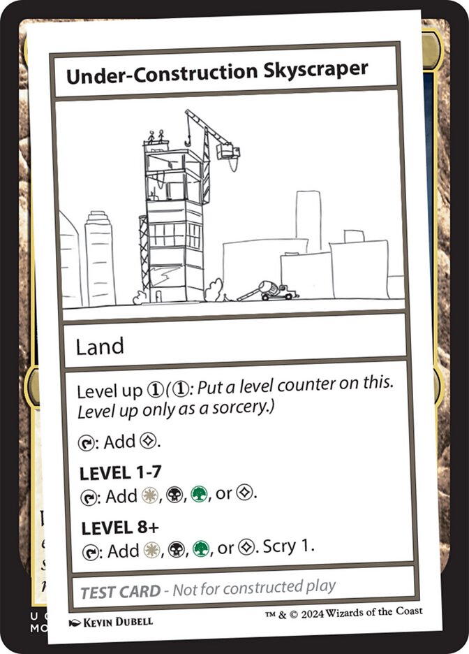 Under-Construction Skyscraper - Magic: The Gathering - MoxLand