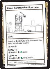 Under-Construction Skyscraper - Magic: The Gathering - MoxLand