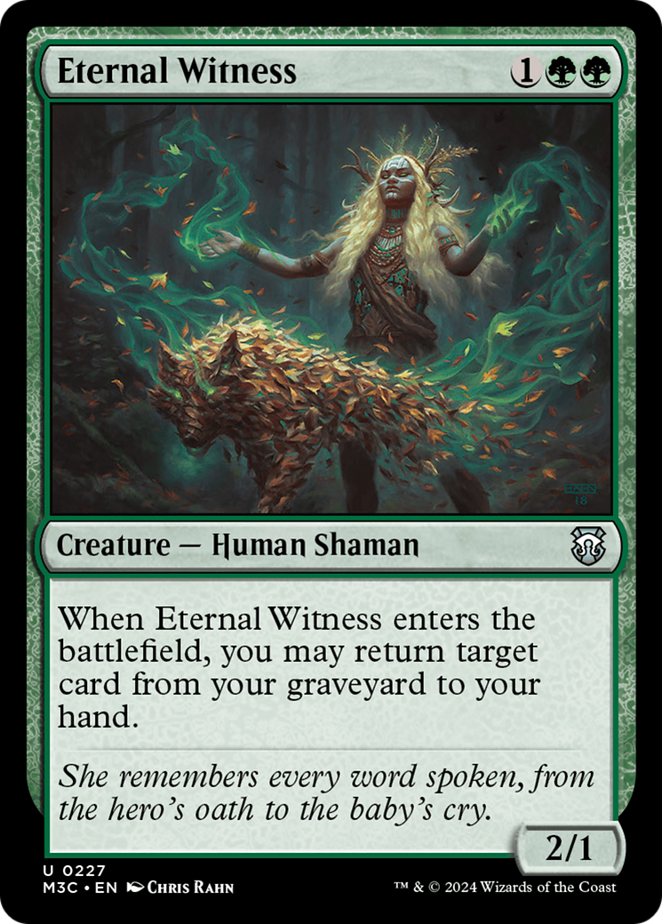 Testemunha Eterna / Eternal Witness - Magic: The Gathering - MoxLand