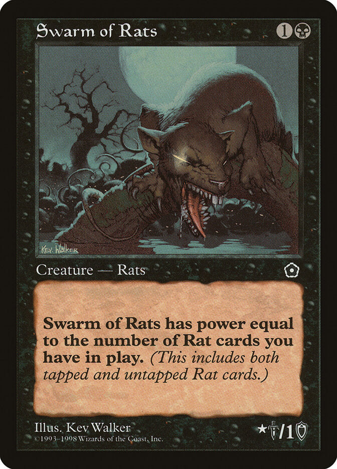 Rataria / Swarm of Rats - Magic: The Gathering - MoxLand
