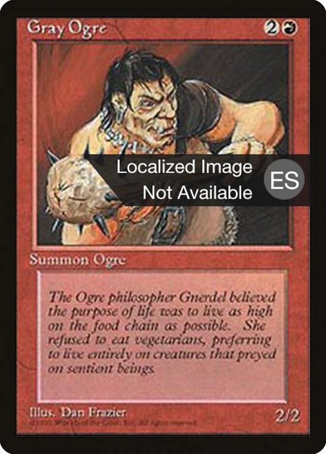 Ogro Cinzento / Gray Ogre - Magic: The Gathering - MoxLand