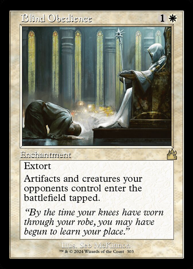 Obediência Cega / Blind Obedience - Magic: The Gathering - MoxLand