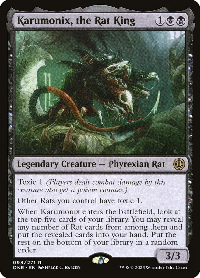 Karumonix, o Rei dos Ratos / Karumonix, the Rat King - Magic: The Gathering - MoxLand