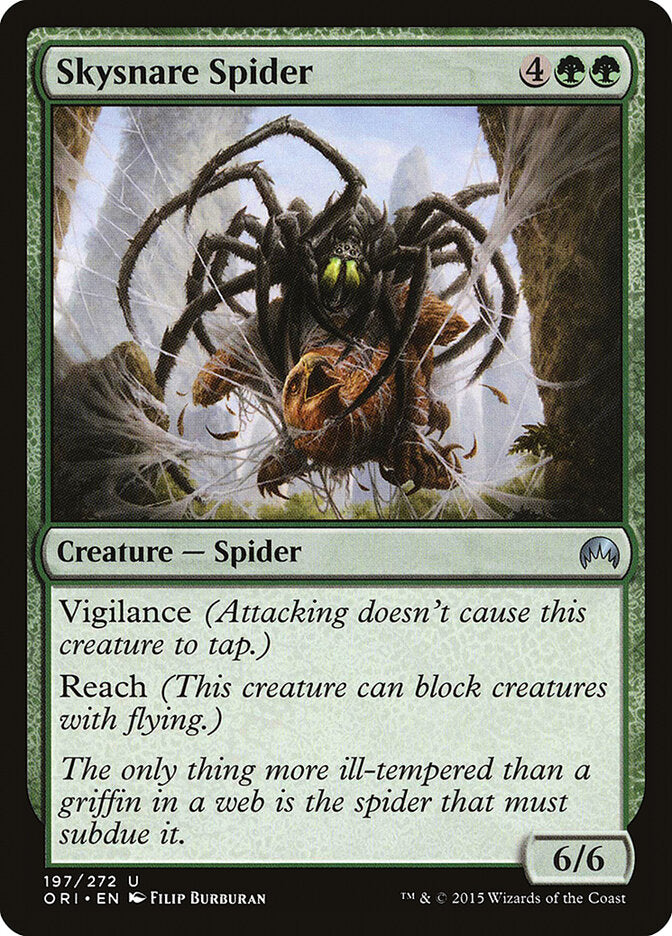Aranha da Armadilha Celeste / Skysnare Spider - Magic: The Gathering - MoxLand