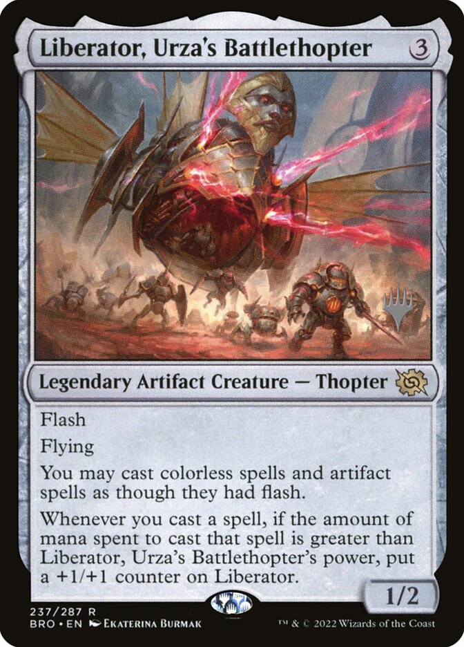Libertador, Tóptero de Batalha de Urza / Liberator, Urza's Battlethopter - Magic: The Gathering - MoxLand