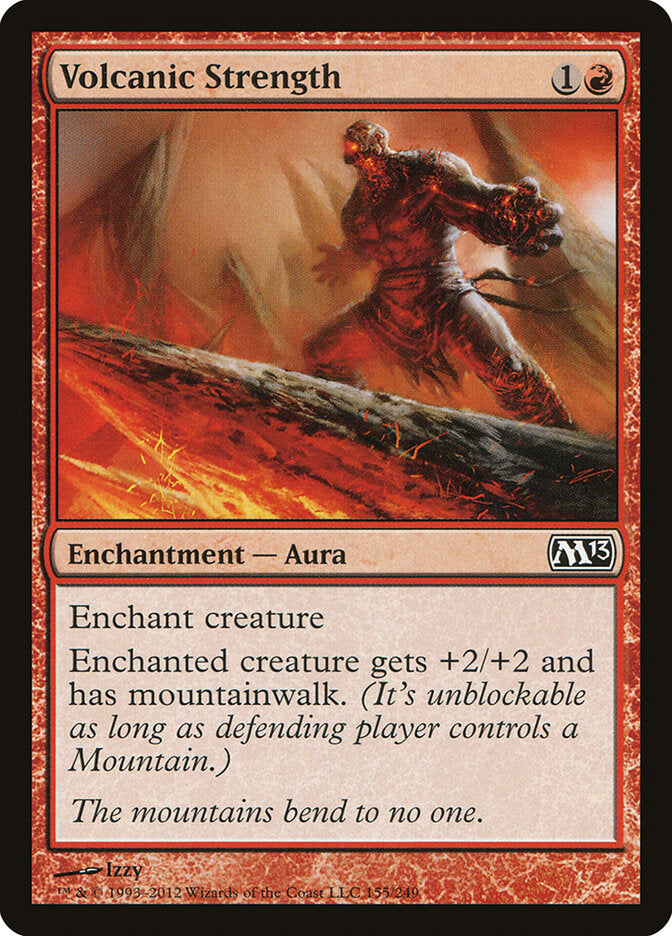 Força Vulcânica / Volcanic Strength - Magic: The Gathering - MoxLand
