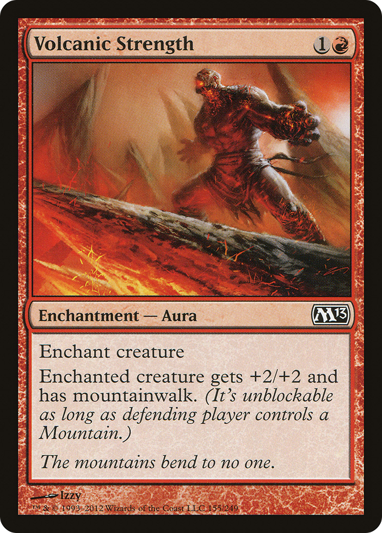 Força Vulcânica / Volcanic Strength - Magic: The Gathering - MoxLand