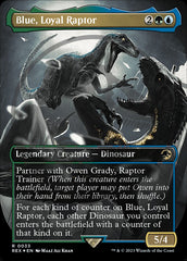 Blue, Raptora Leal / Blue, Loyal Raptor - Magic: The Gathering - MoxLand