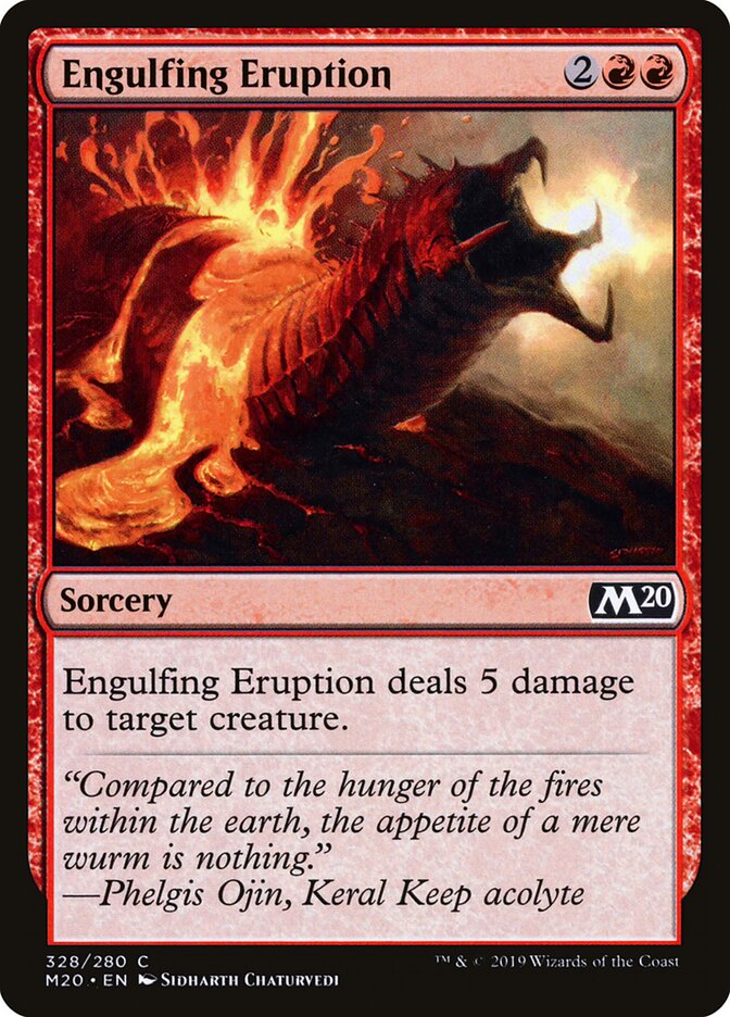 Erupção Engolfante / Engulfing Eruption - Magic: The Gathering - MoxLand