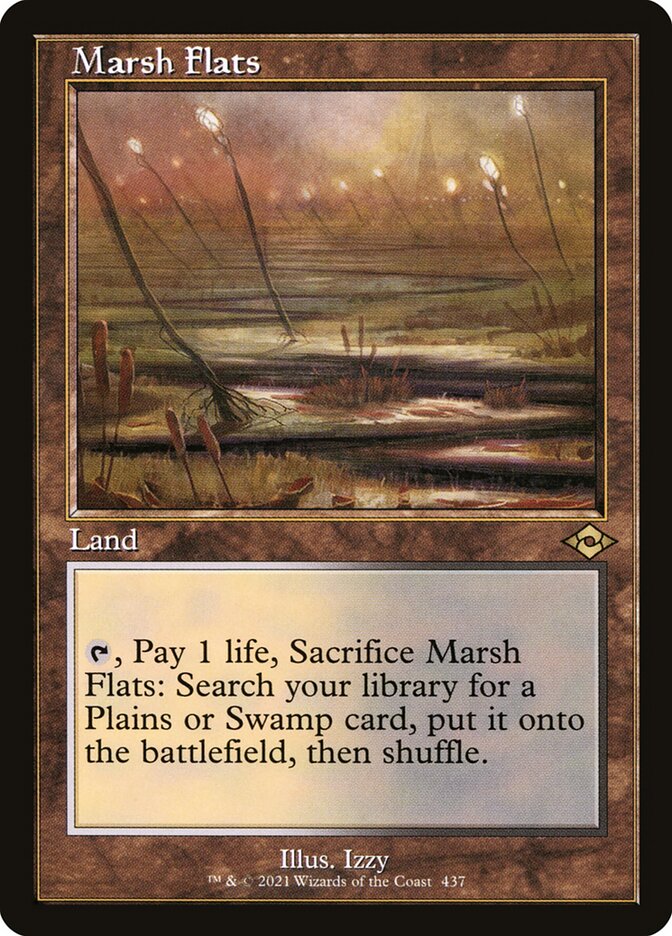 Planície Pantanosa / Marsh Flats - Magic: The Gathering - MoxLand