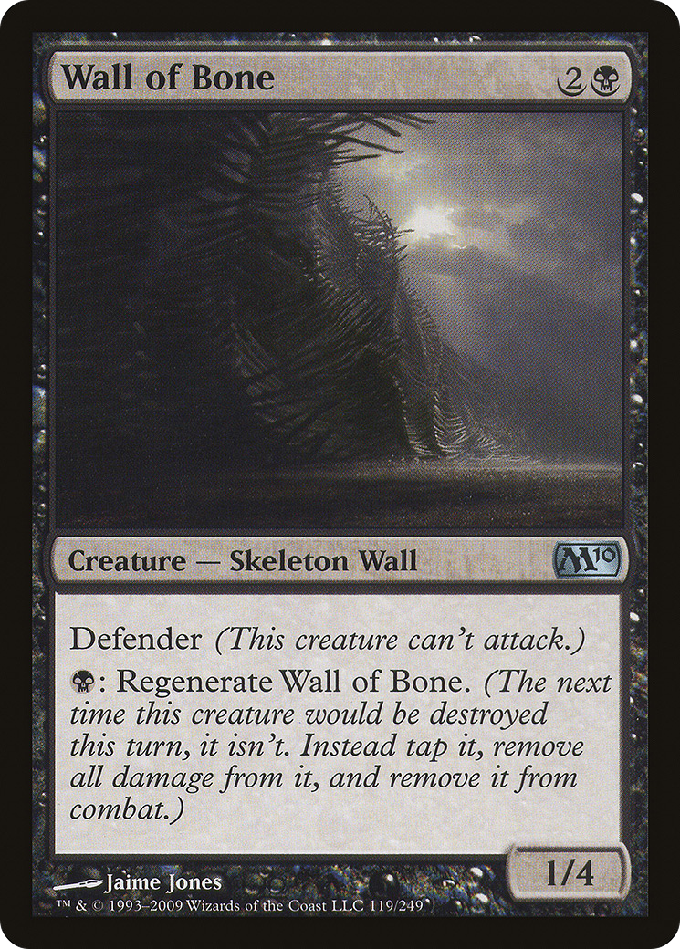 Barreira de Ossos / Wall of Bone - Magic: The Gathering - MoxLand