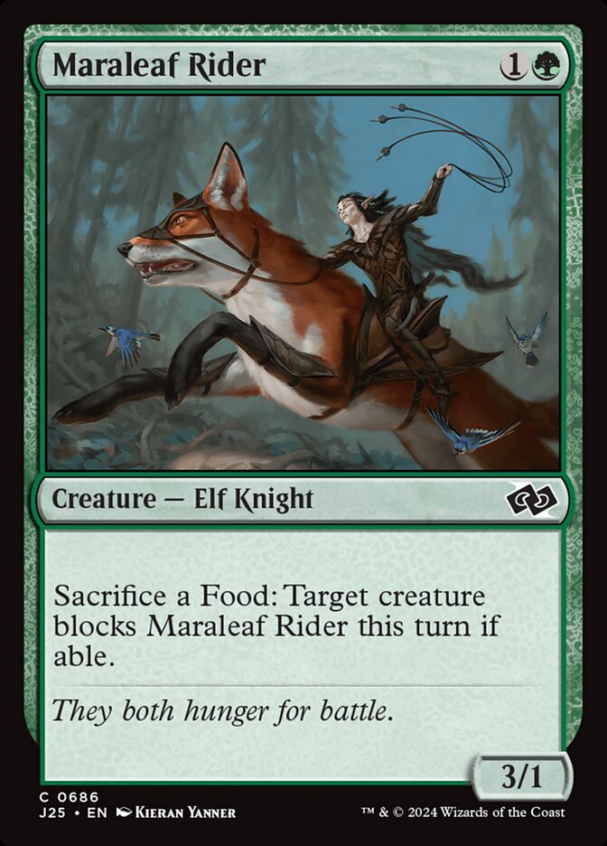 Ginete Marafolha / Maraleaf Rider - Magic: The Gathering - MoxLand