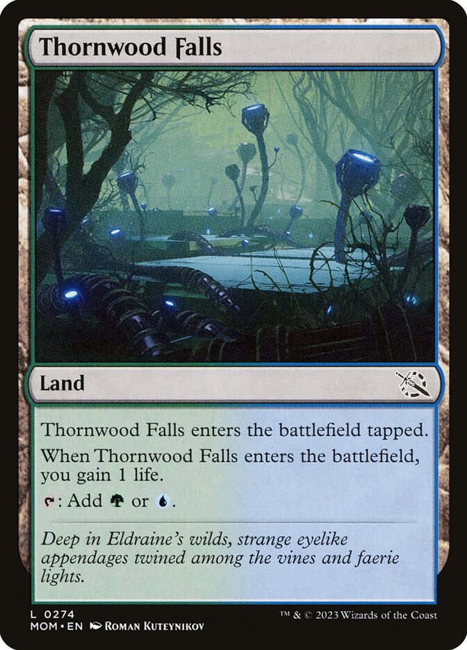 Cachoeira dos Espinhos / Thornwood Falls - Magic: The Gathering - MoxLand