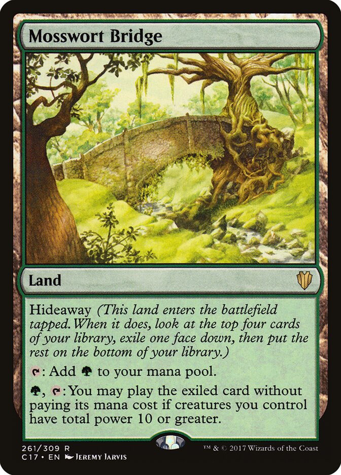 Ponte Musgomosto / Mosswort Bridge - Magic: The Gathering - MoxLand