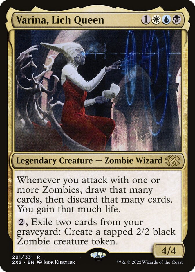 Varina, Rainha Lich / Varina, Lich Queen - Magic: The Gathering - MoxLand